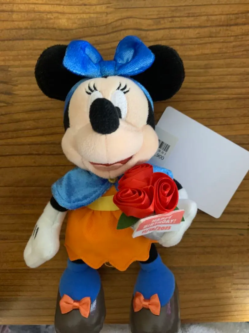ミニー　ぬいぐるみバッジ　誕生日　2025