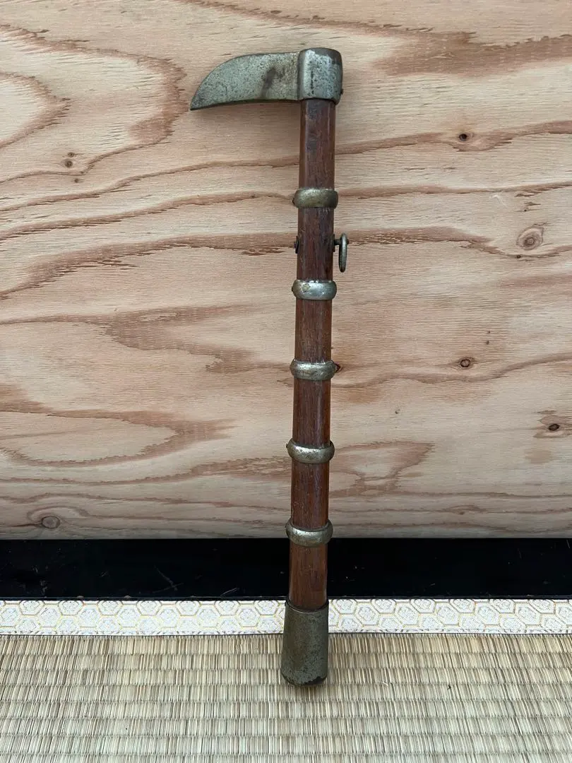 ■時代物・古道具■鳶口・とびぐち■古民具・火消し棒・消防・置物・オブジェ・刀装具