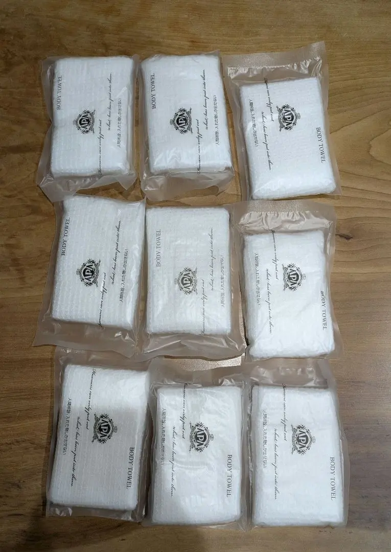 使い捨てタオル　ボディタオル　アメニティ　まとめ売り