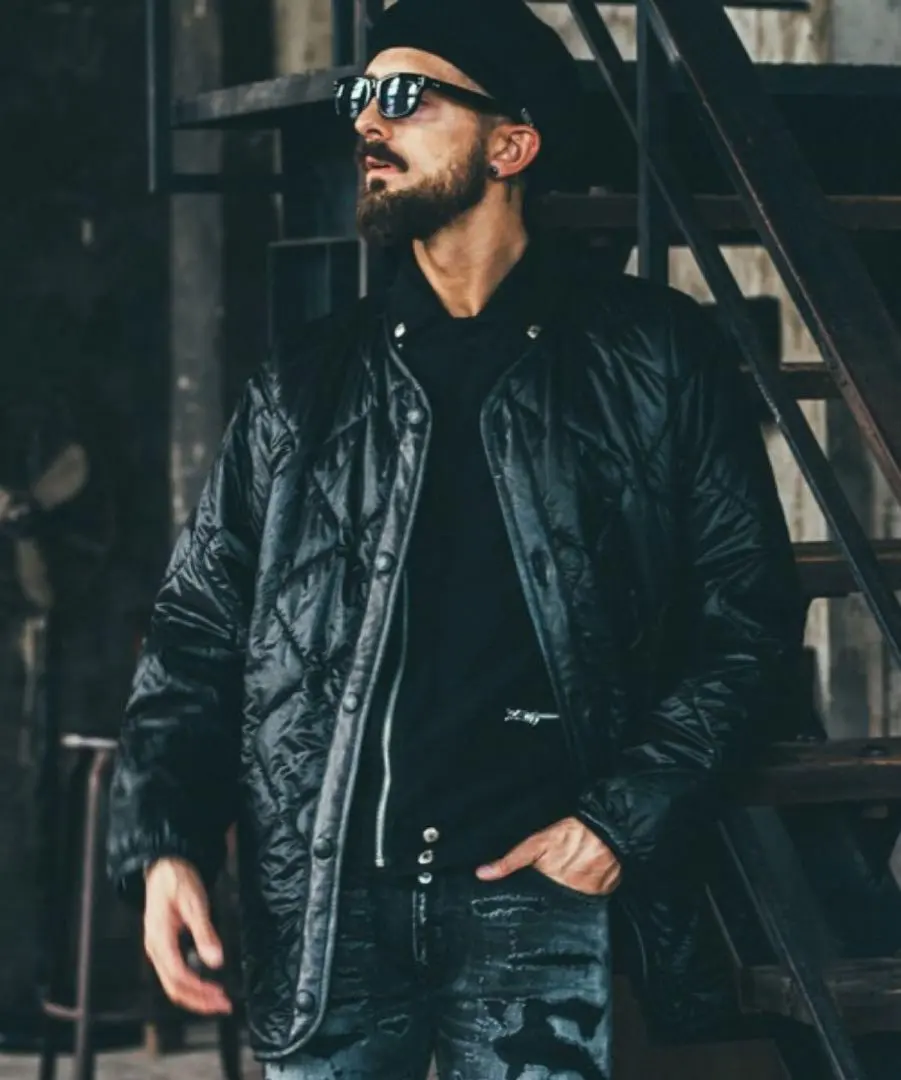 THE CRIMIE ミリタリーキルティングJKT ナイロンジャケット