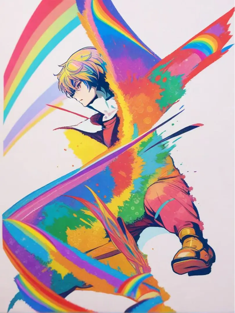 色鉛筆からできたALプリント❤️写真❤️Lサイズ