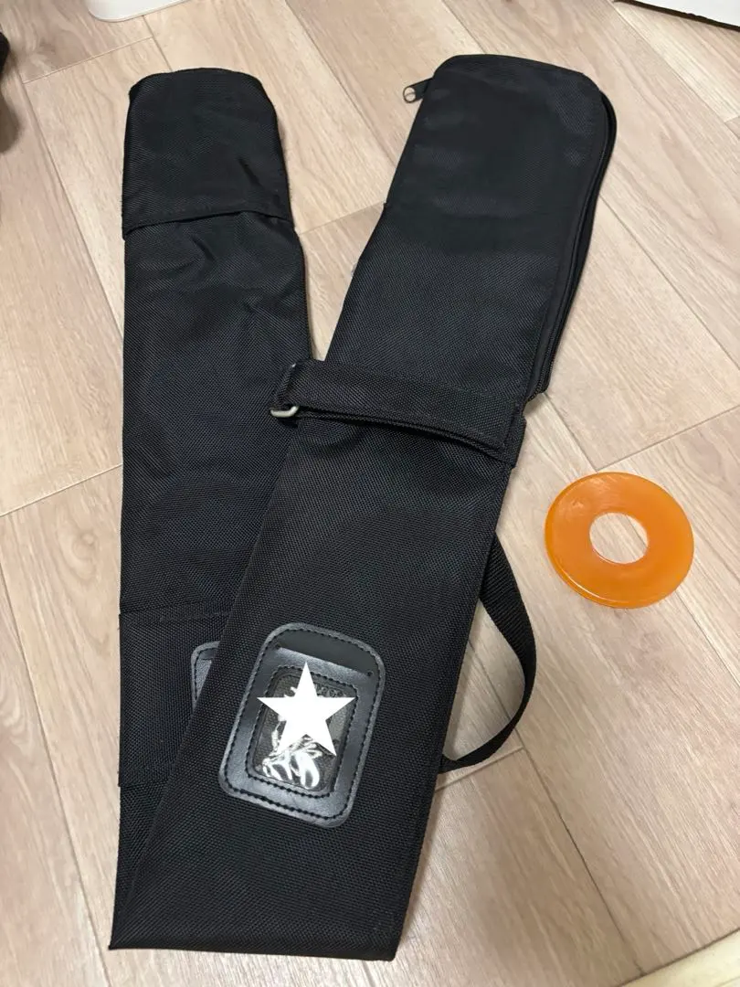 剣道　肩掛け付 竹刀袋 ショルダー 中学生用117cm 【つば付】