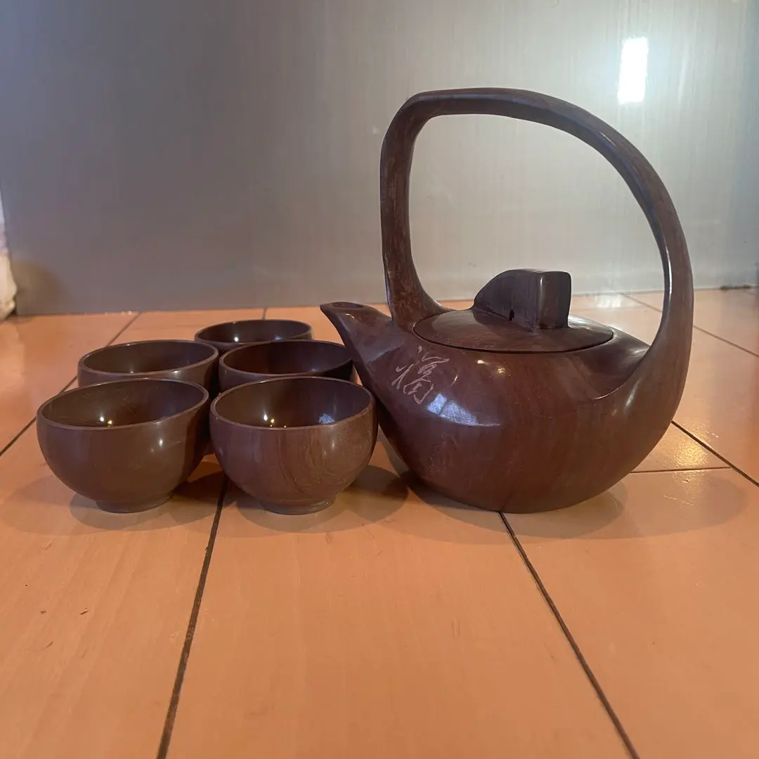中国茶器セット 茶壺と茶杯5客