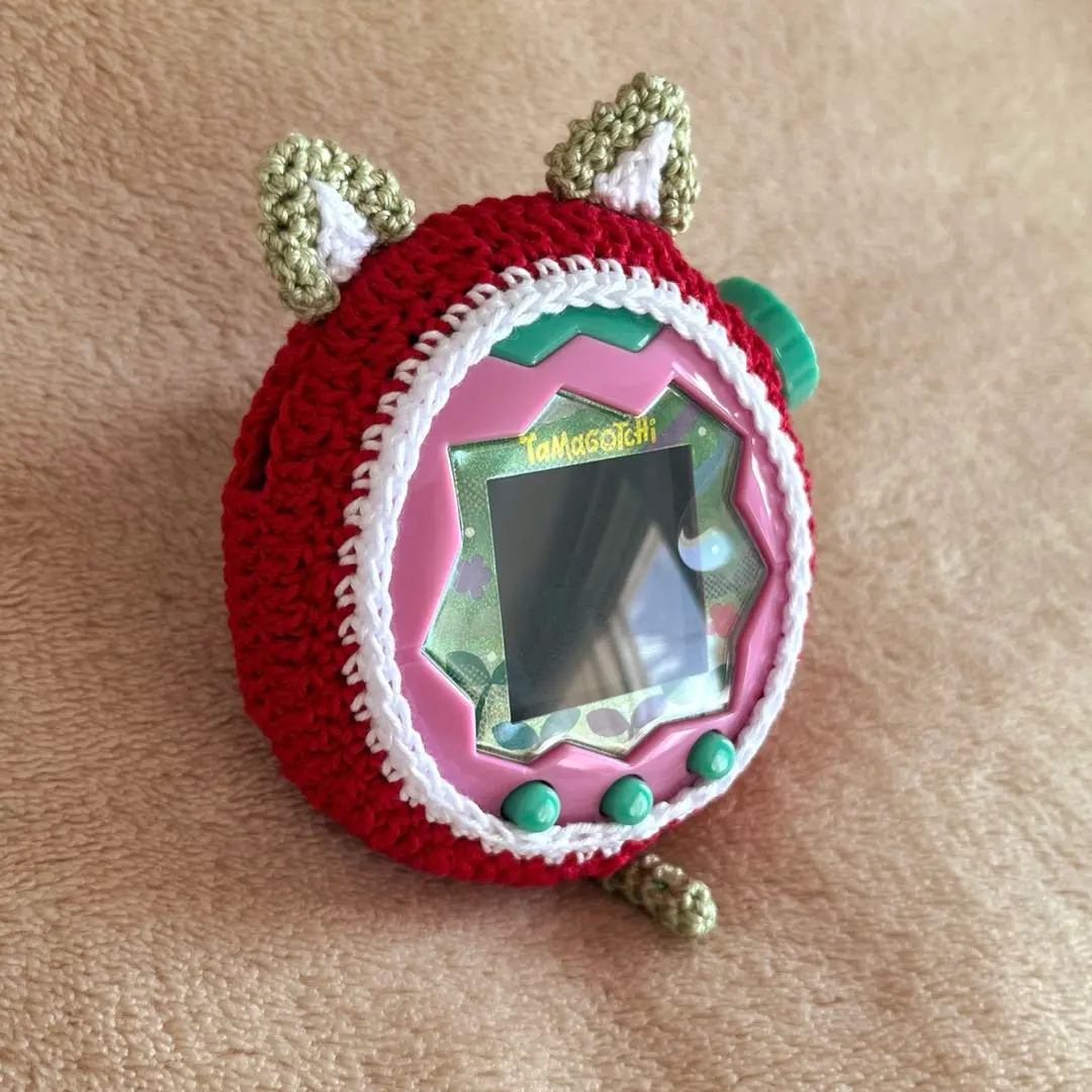 たまごっちパラダイス用 レース編みカバー　たまパラ 保護ケース ハンドメイド