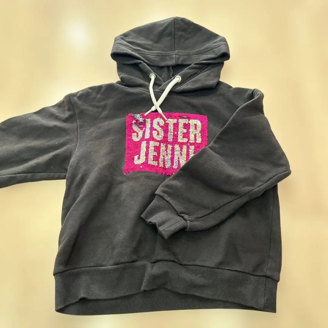 SISTER JENNI 黒 フード付きパーカー