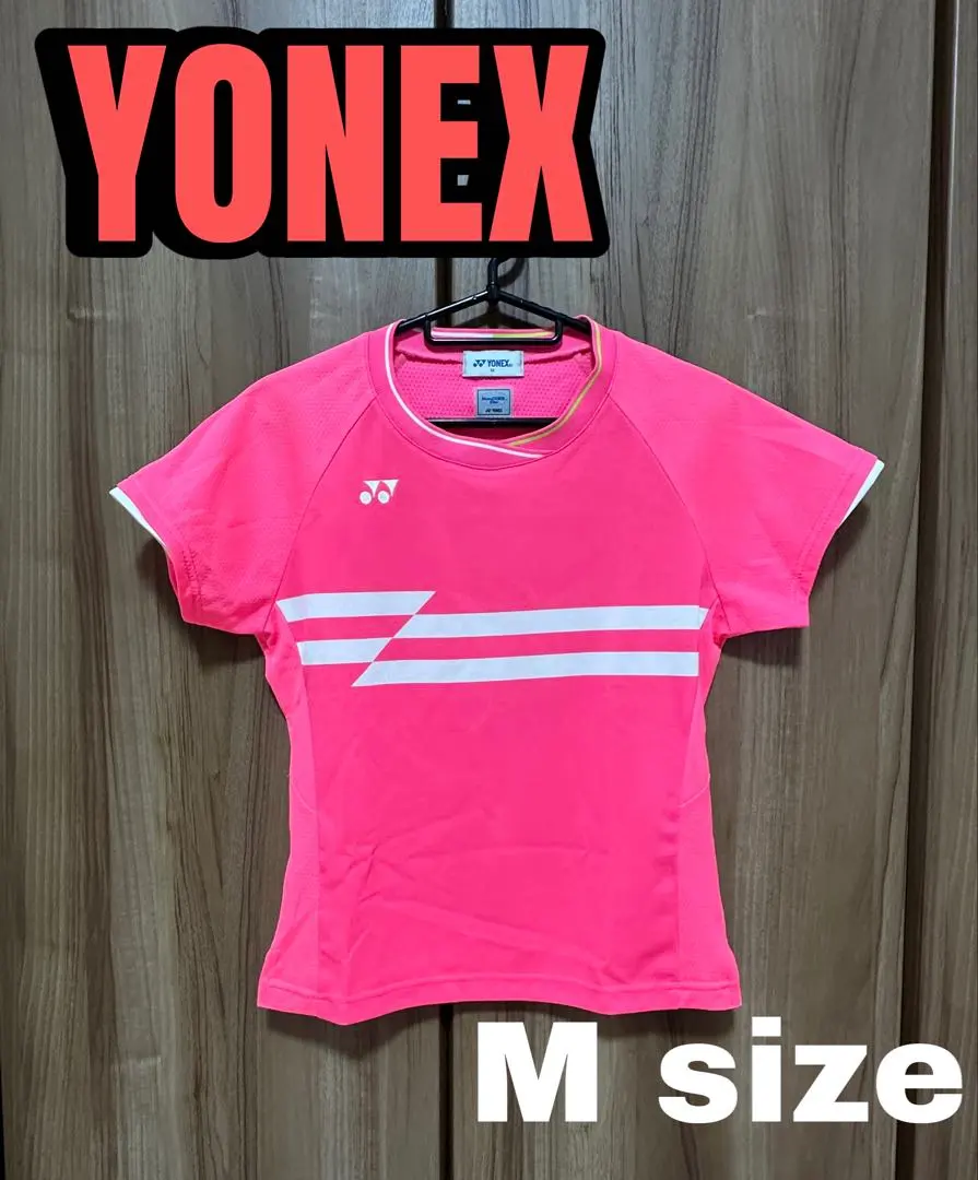 YONEX ゲームシャツ Mサイズ ピンク