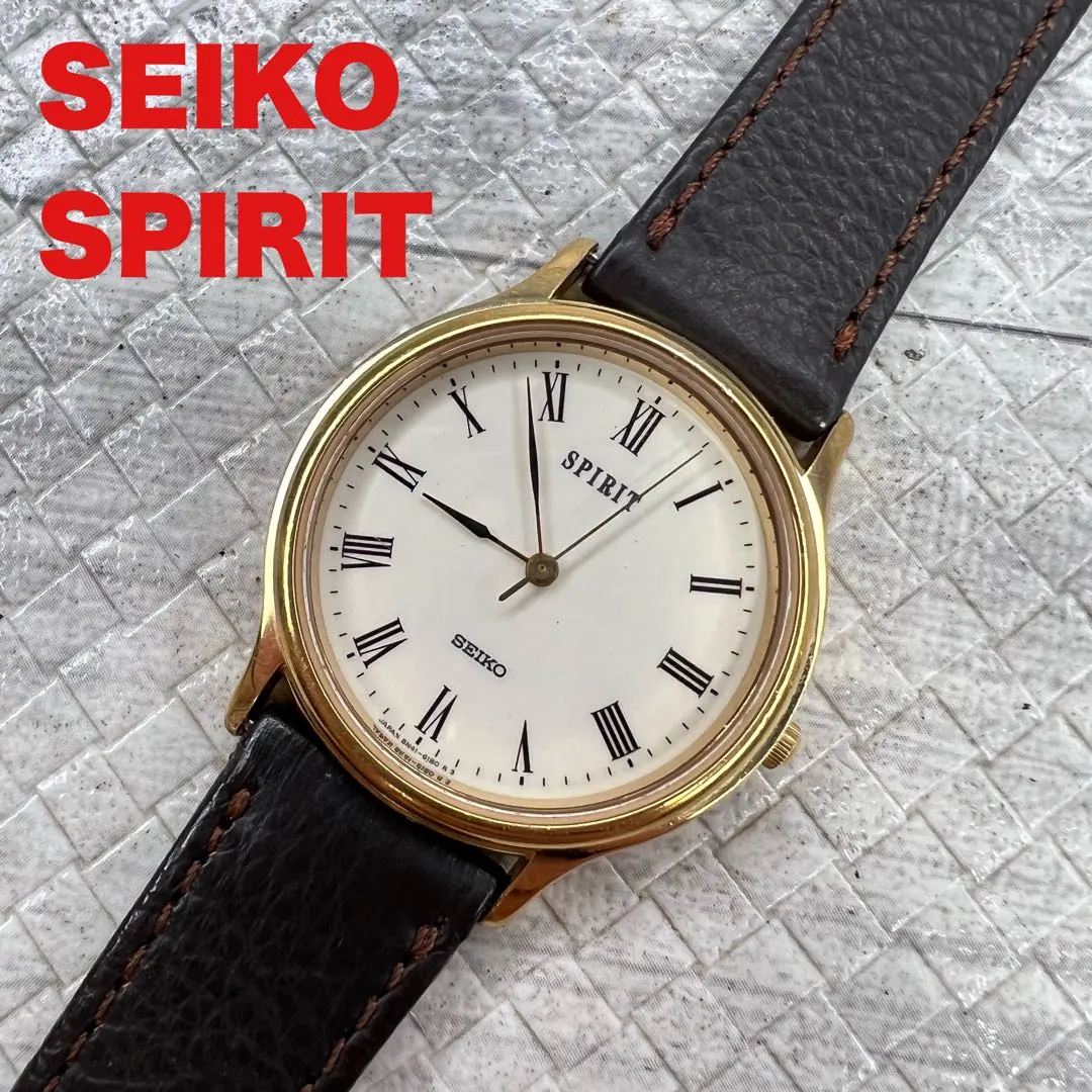 SEIKO SPIRIT 腕時計　8N41-613A 会社刻印あり　セイコー