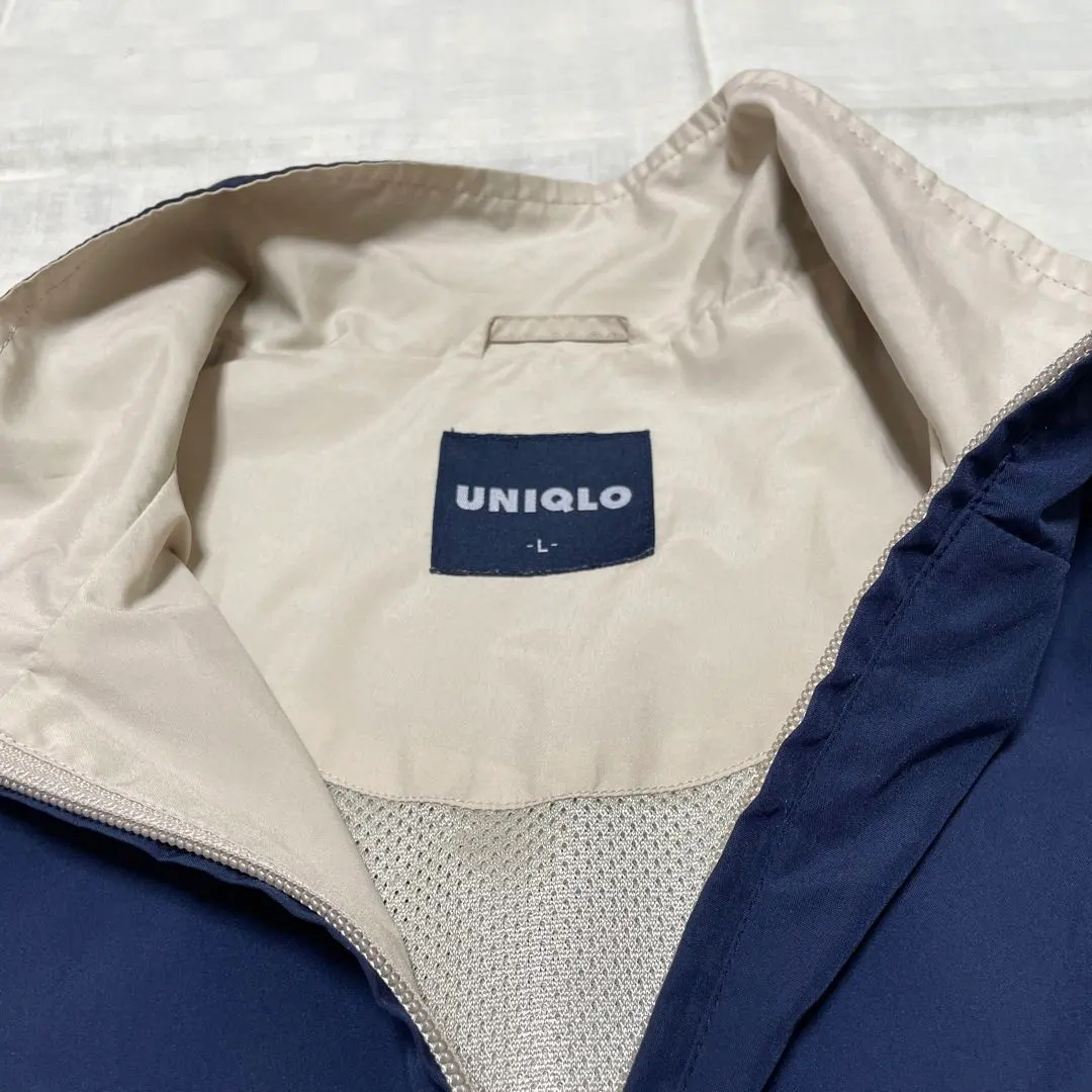 UNIQLO ネイビー ナイロンジャケット L