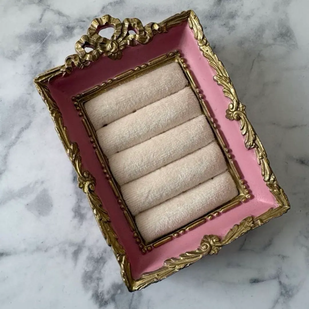 リングホルダー ピンク アクセサリースタンド