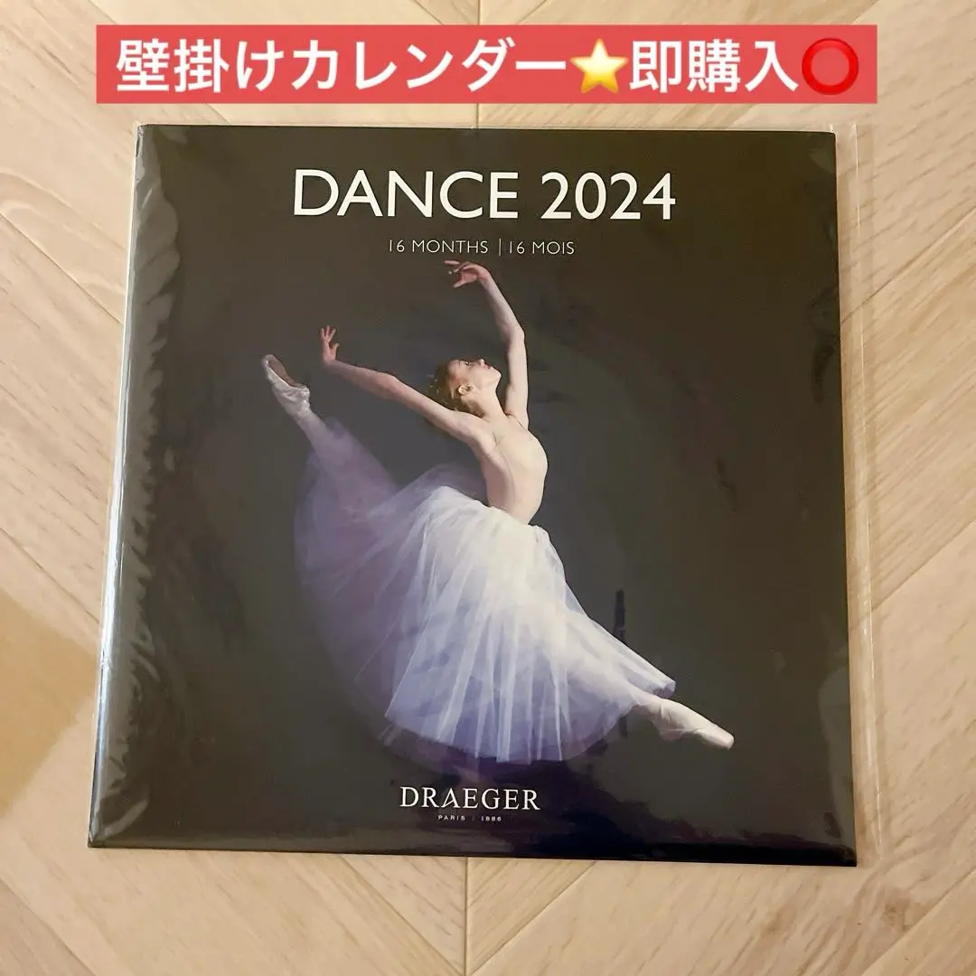 新品⭐️ドレジャー 2024年 ラージカレンダー バレエ DRAEGER