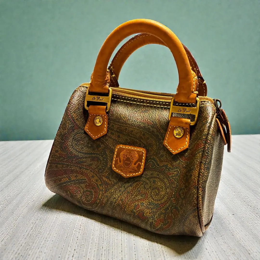 セントポール St.Paul ハンドバッグ ペイズリー柄 エトロ風