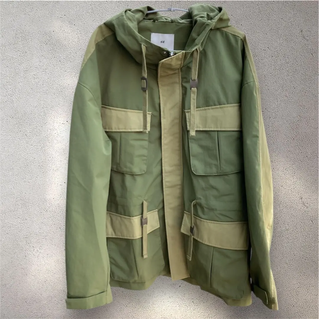 エイチアンドエム H&M オリーブグリーン マウンテンパーカー