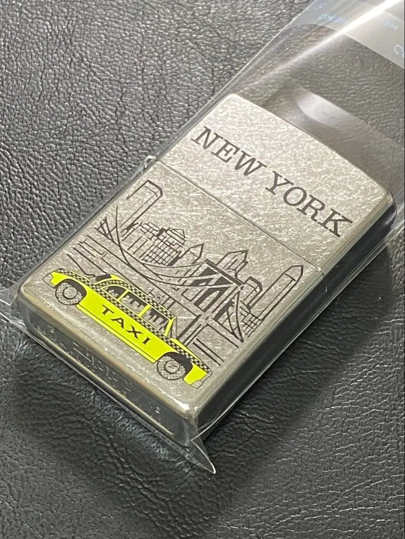 特価品 zippo タクシー シルバーダスト TAXI 特殊加工 2016年製