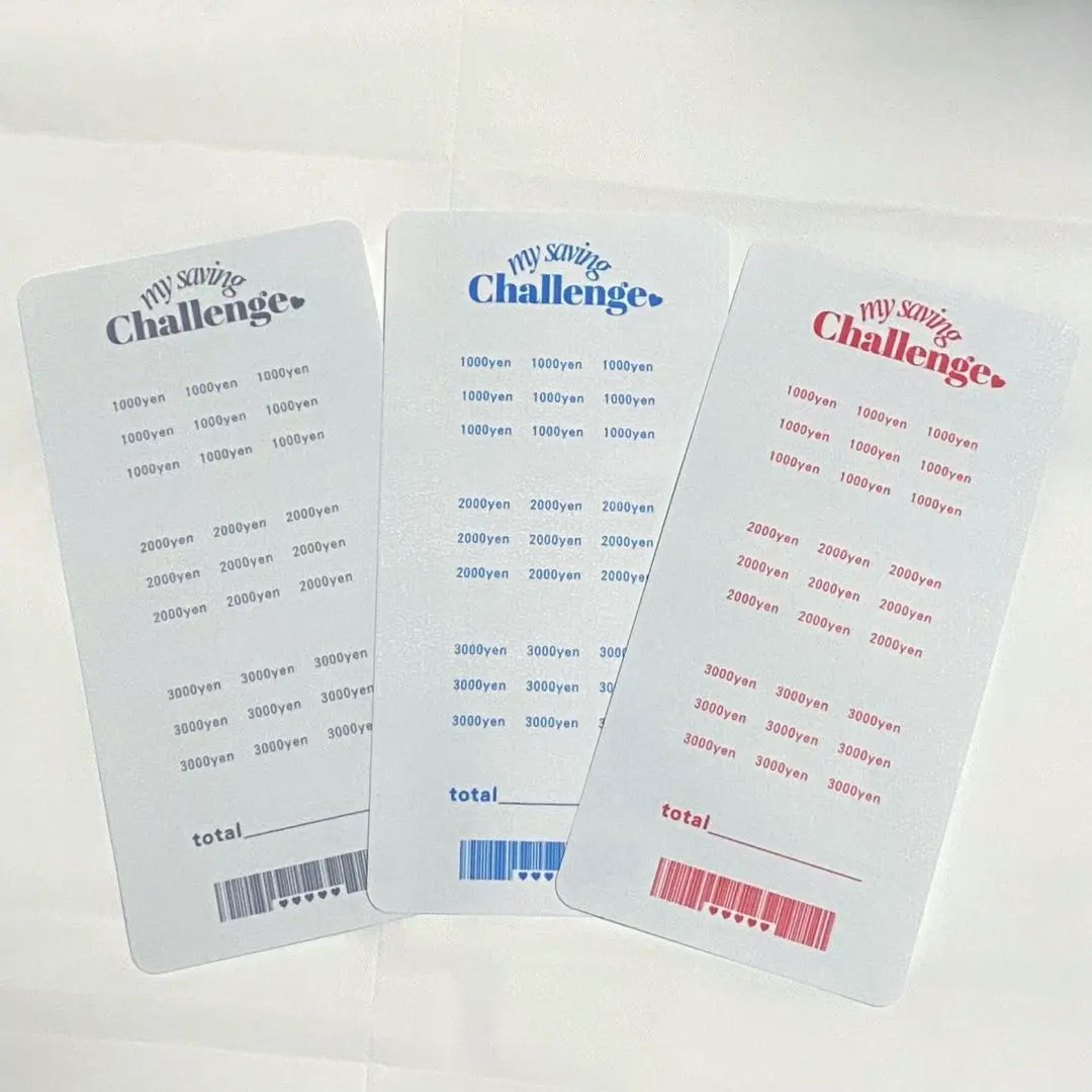 リフィル用チェックシート a6 saving 貯金