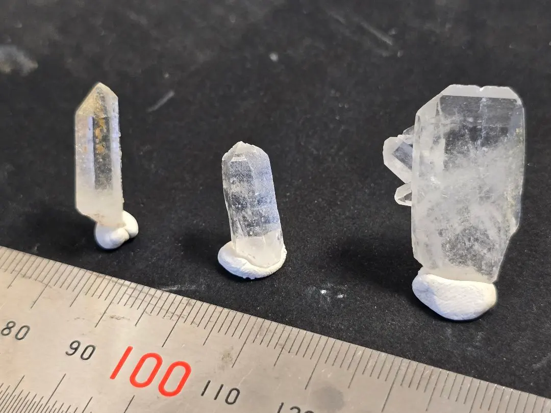 水晶 岡山県 自己採集