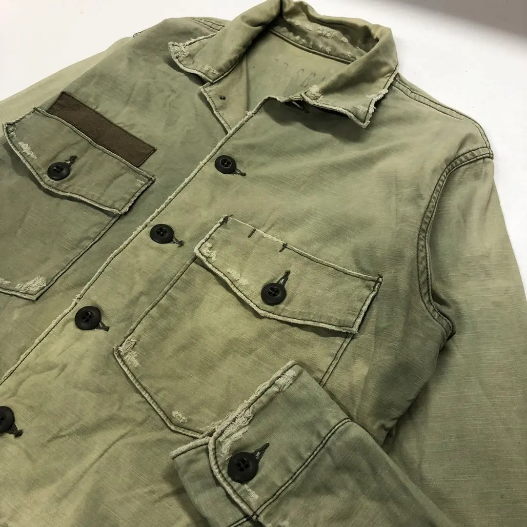 URBAN RESEARCH ミリタリージャケット フェードカーキ メンズM