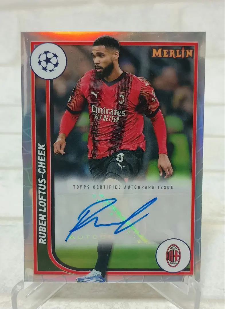 ルーベン・ロフタス＝チーク ACミラン サインカード topps soccer