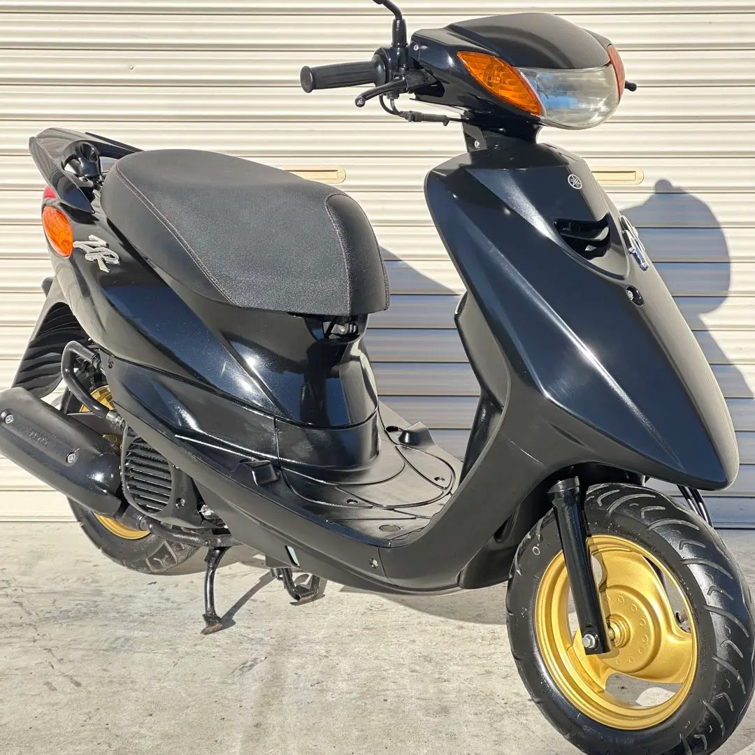 y茨城 ヤマハ ジョグJOG SA36j ZR FI 人気の黒 安心４スト