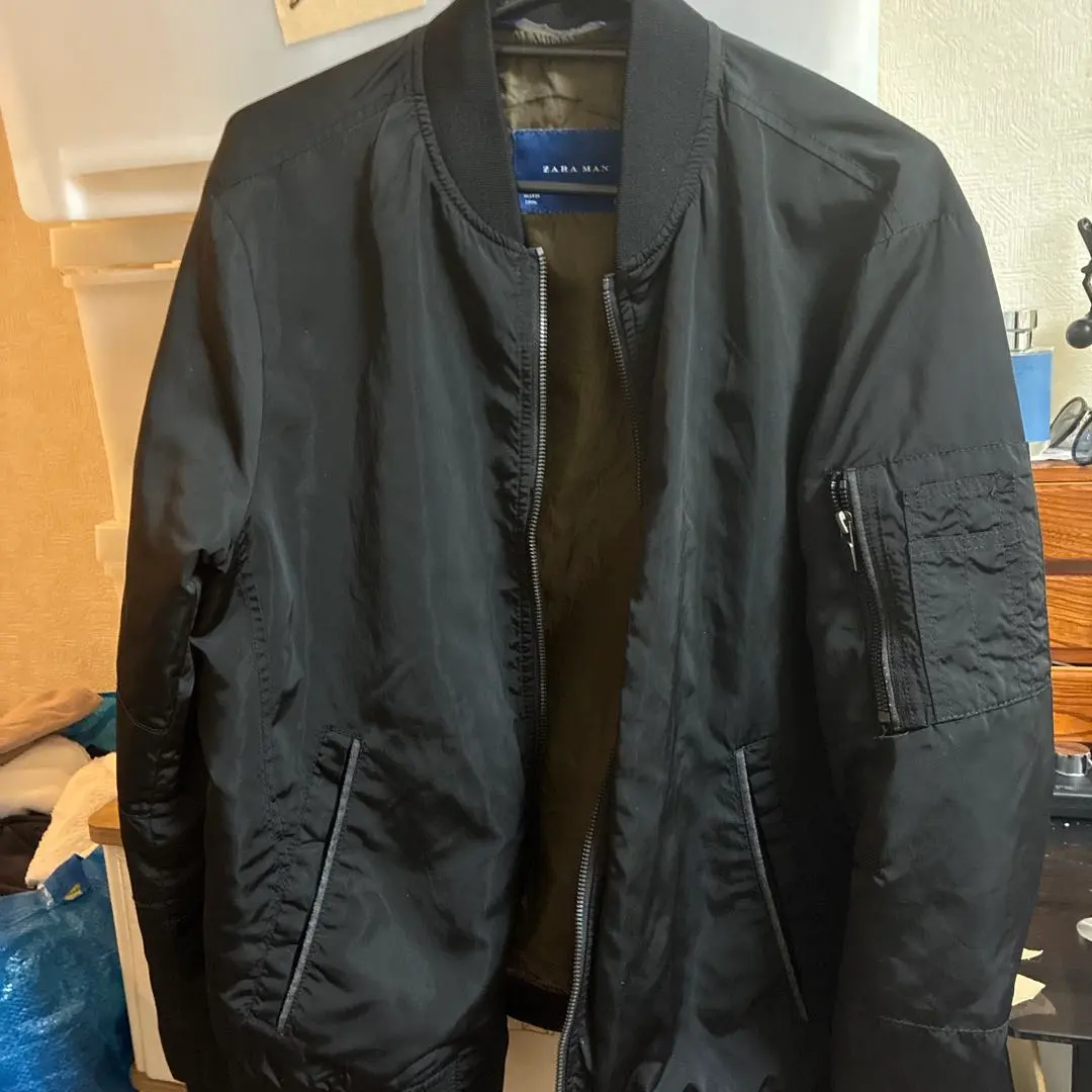 ZARA MAN ブラック ブルゾン EUR M