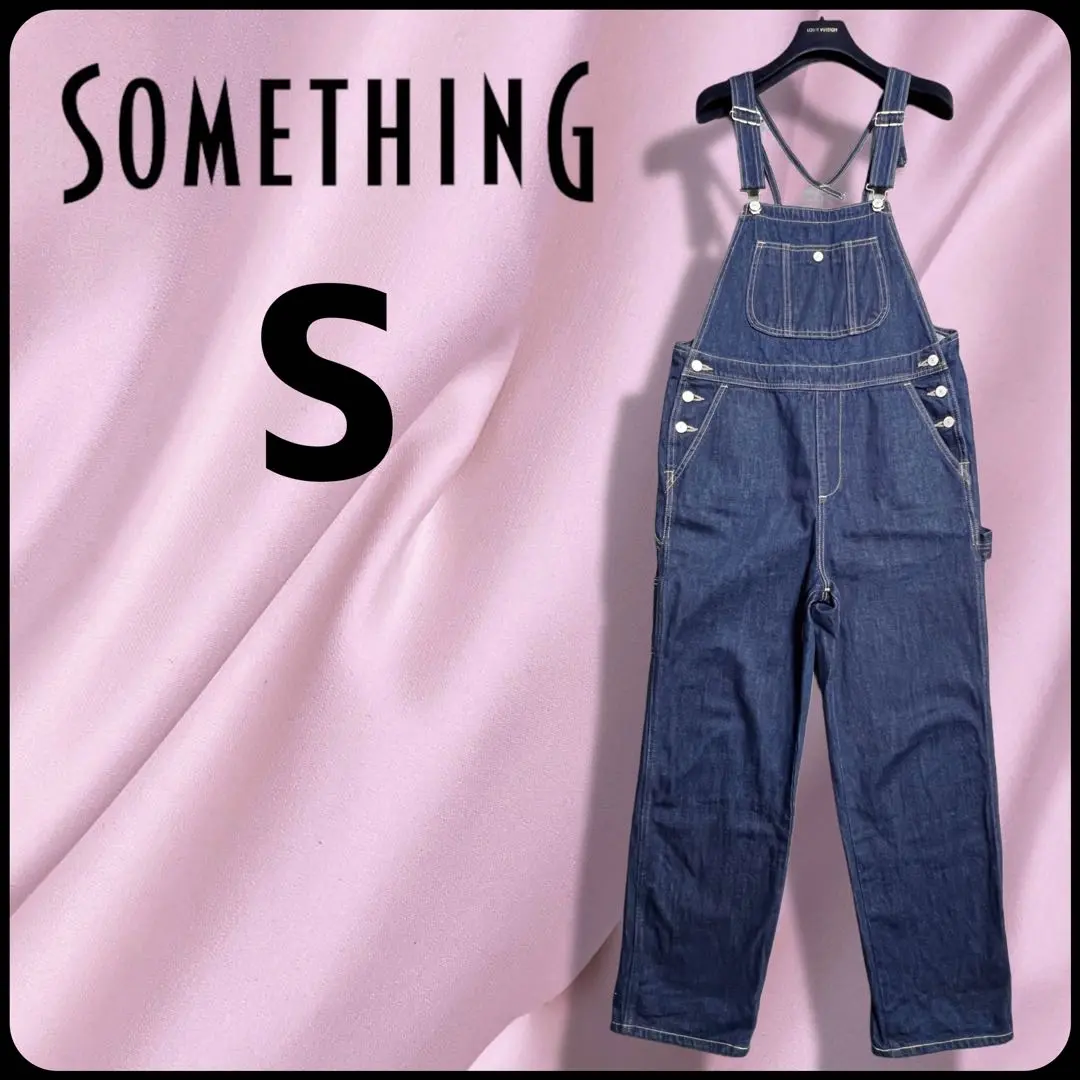 ベーシック オーバーオール SOMETHING ワークオール サロペット　S