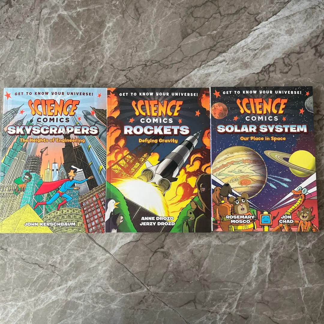 Science Comics 3冊セット　英語児童書　科学