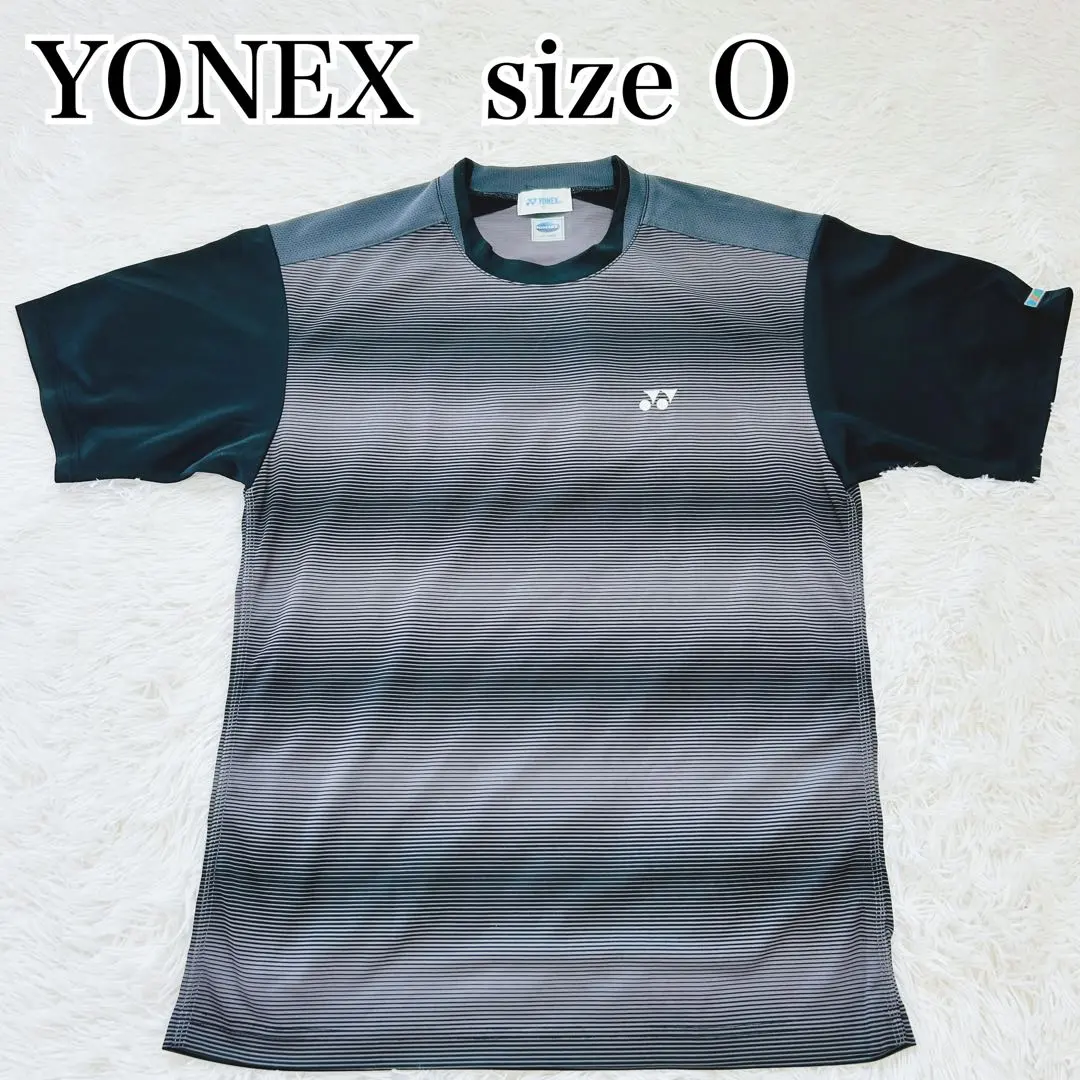 YONEX ヨネックス ゲームシャツ O グレー/ブラック テニス バドミントン