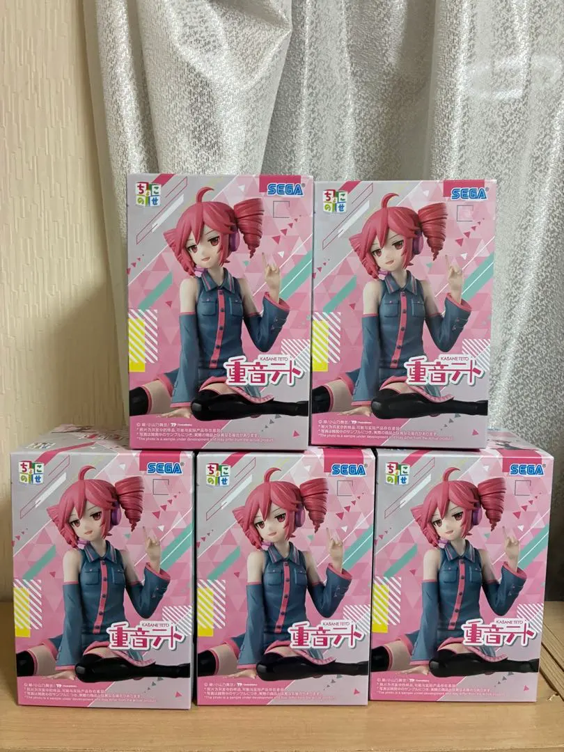 重音テト　ちょこのせ　プレミアムフィギュア　5個セット