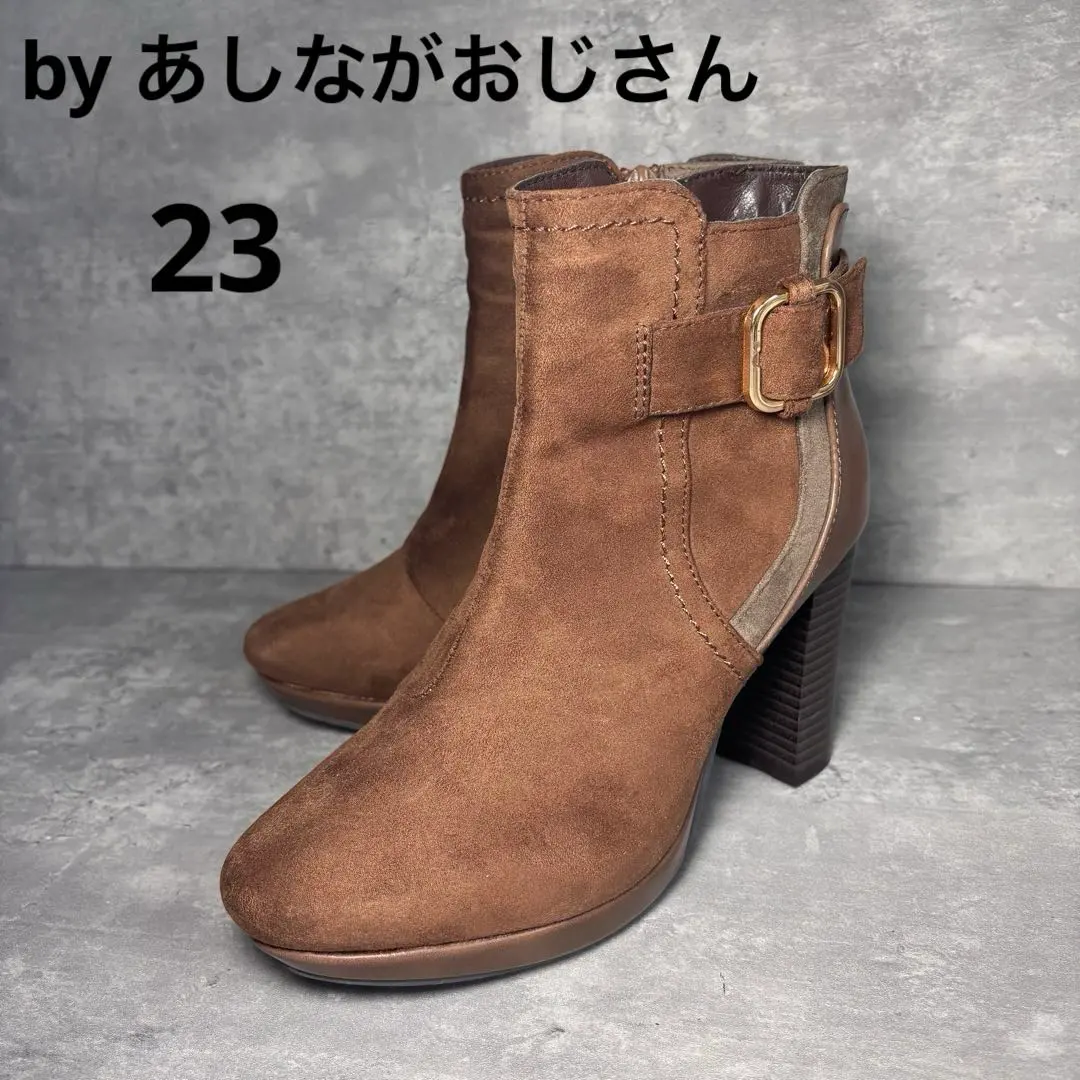 【人気完売品】by あしながおじさん 厚底 ショートブーツ　チャンキーヒール