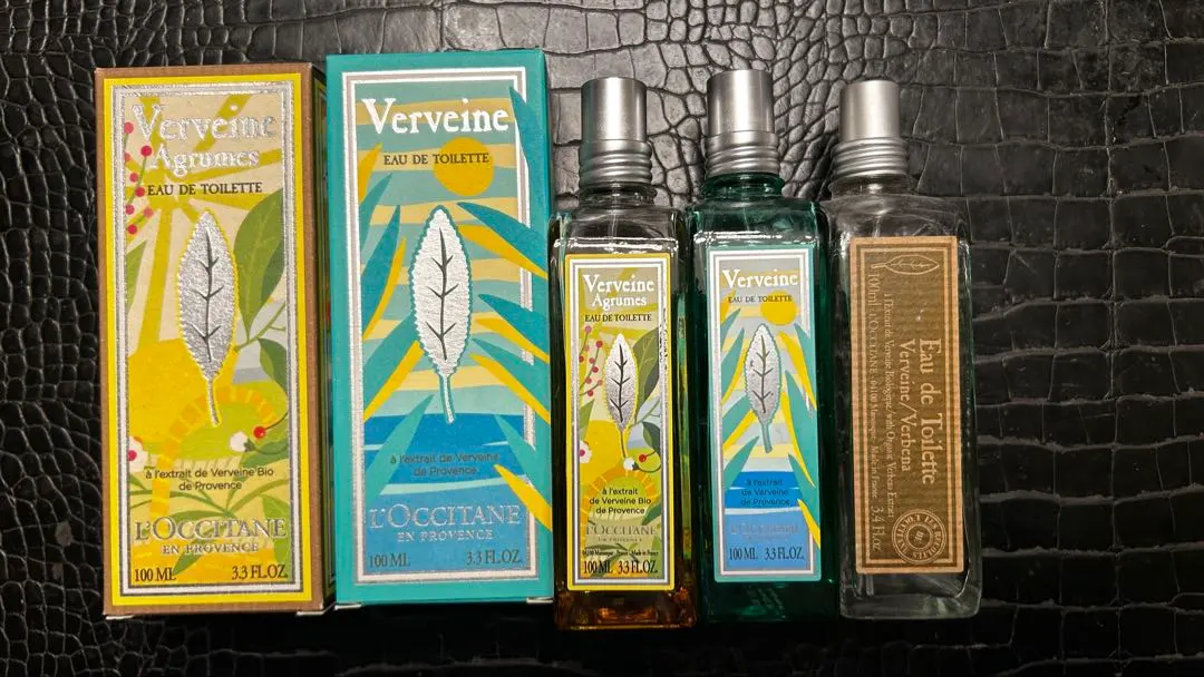 ロクシタン　ヴァーベナ　オードトワレ　空き箱2 空きボトル3