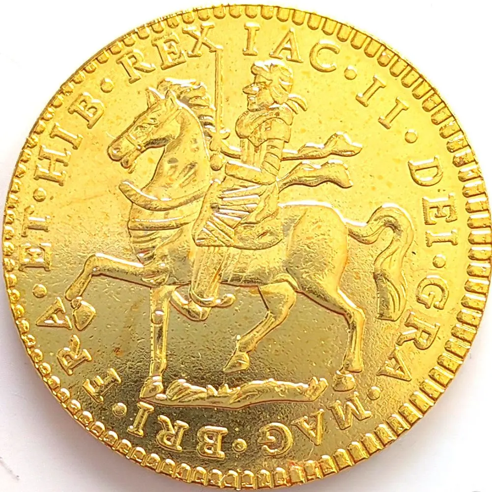 アイルランド・ヒベルニア 1690年ジェームスII世 クラウンコイン A2593