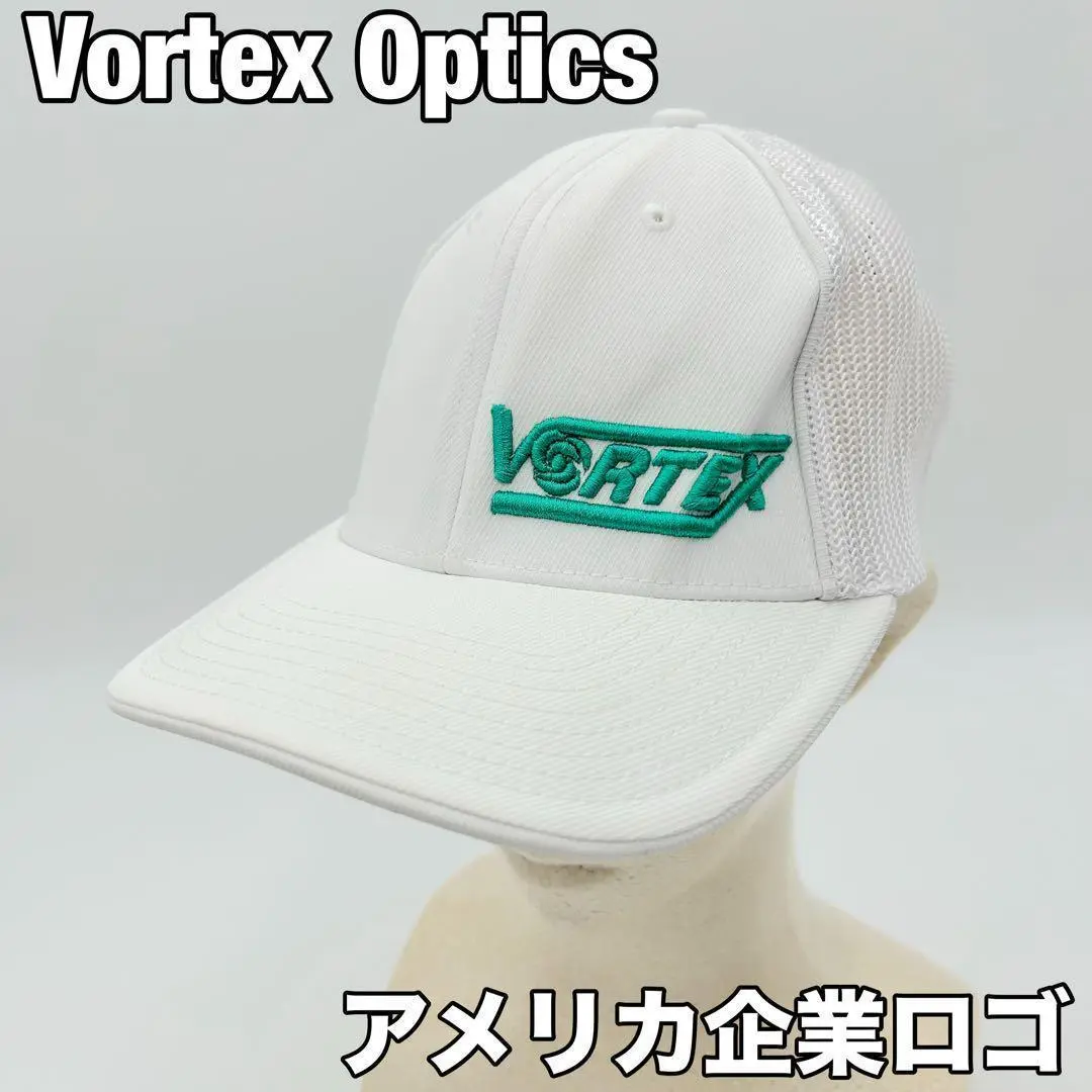 【Vortex Optics】アメリカ企業ロゴ　トラッカーキャップ　刺繍デザイン