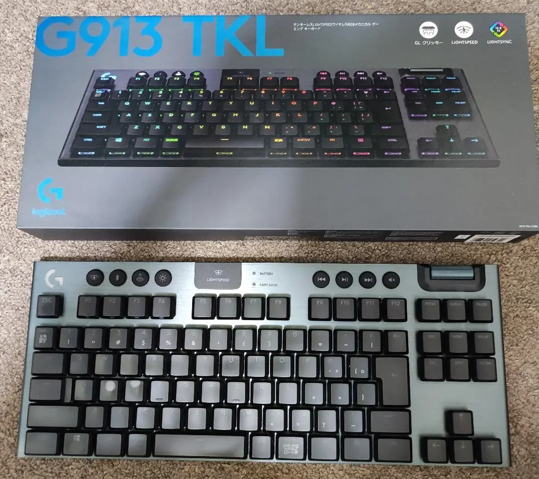 【美品】Logicool G913-TKL クリッキー