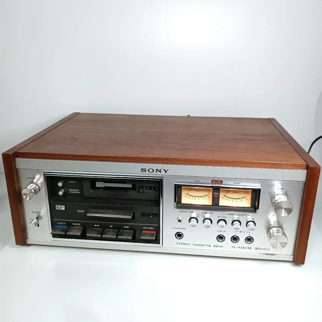 希少 動作品 1974年 SONY ソニー TC-4350SD カセットデッキ