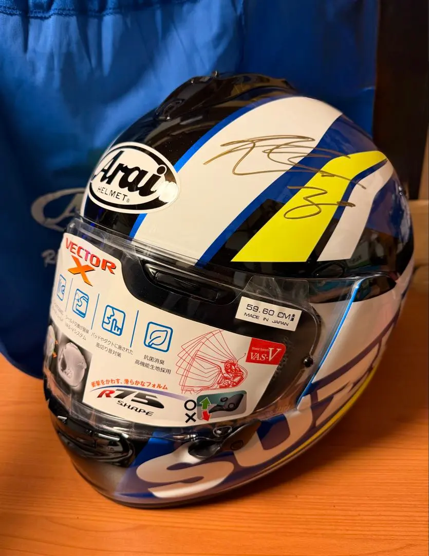 Arai Vector X ジョアン・ミル アレックス・リンス 直筆サイン入り
