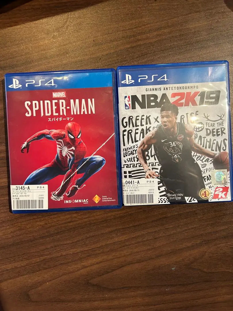Marvel Spider-Man & NBA 2K19 セット