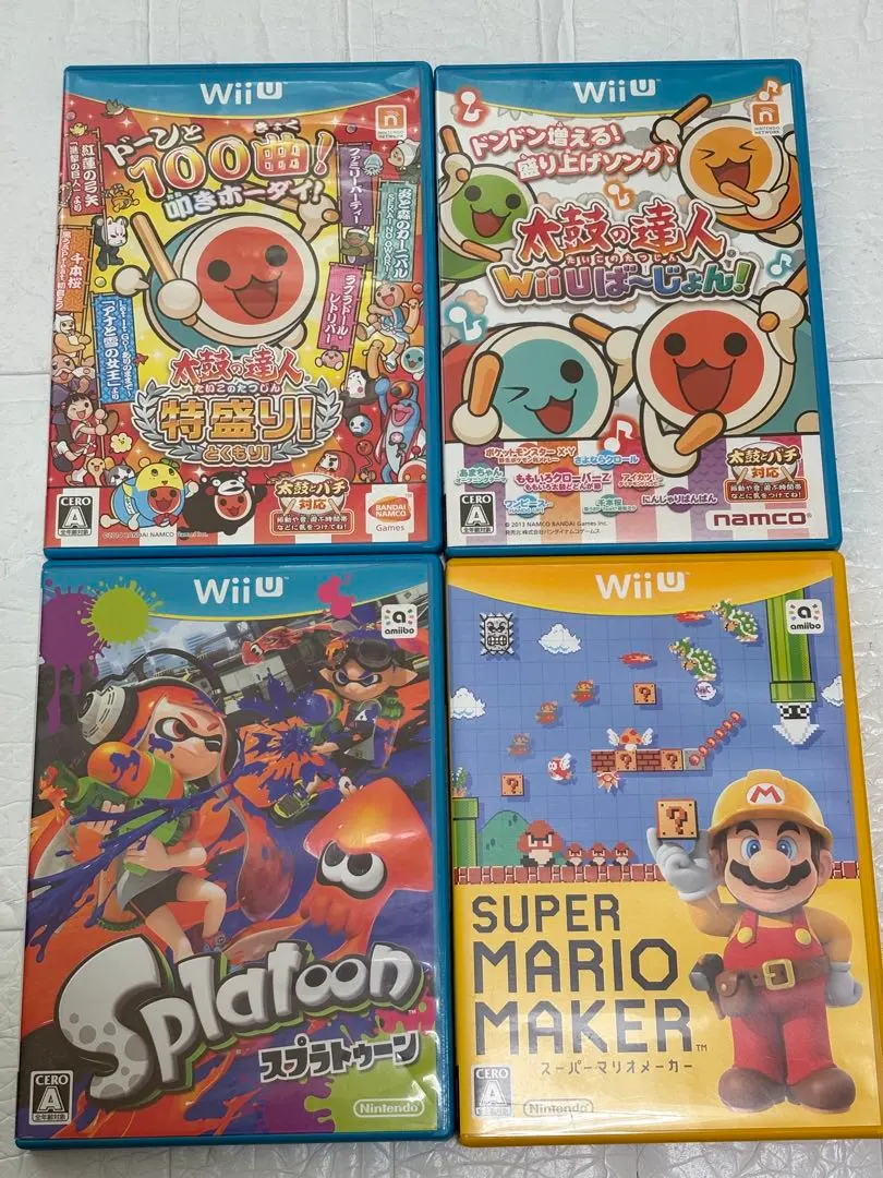 太鼓の達人　特盛り　WiiUば〜じょん　スーパーマリオメーカー　スプラトゥーン