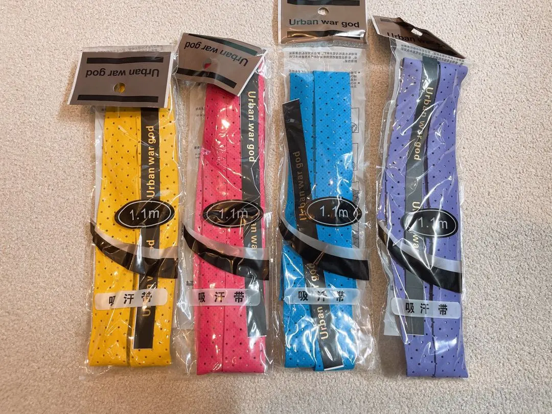 バドミントングリップテープ 4色セット