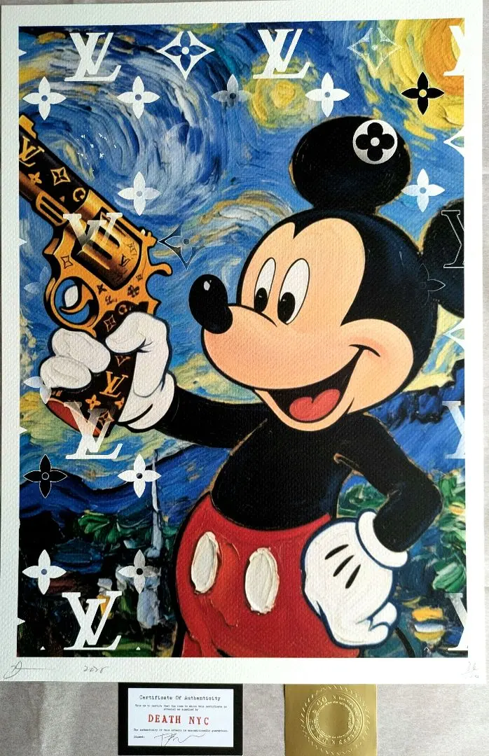 【DEATH NYC】Mickey Mouse【世界限定100枚】