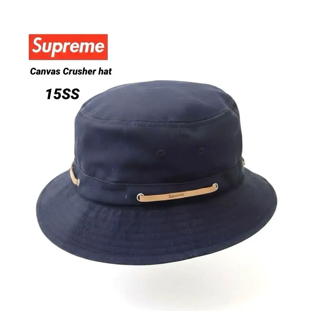 Supreme バケット ハット レザーコード付き　シュプリーム 帽子 old