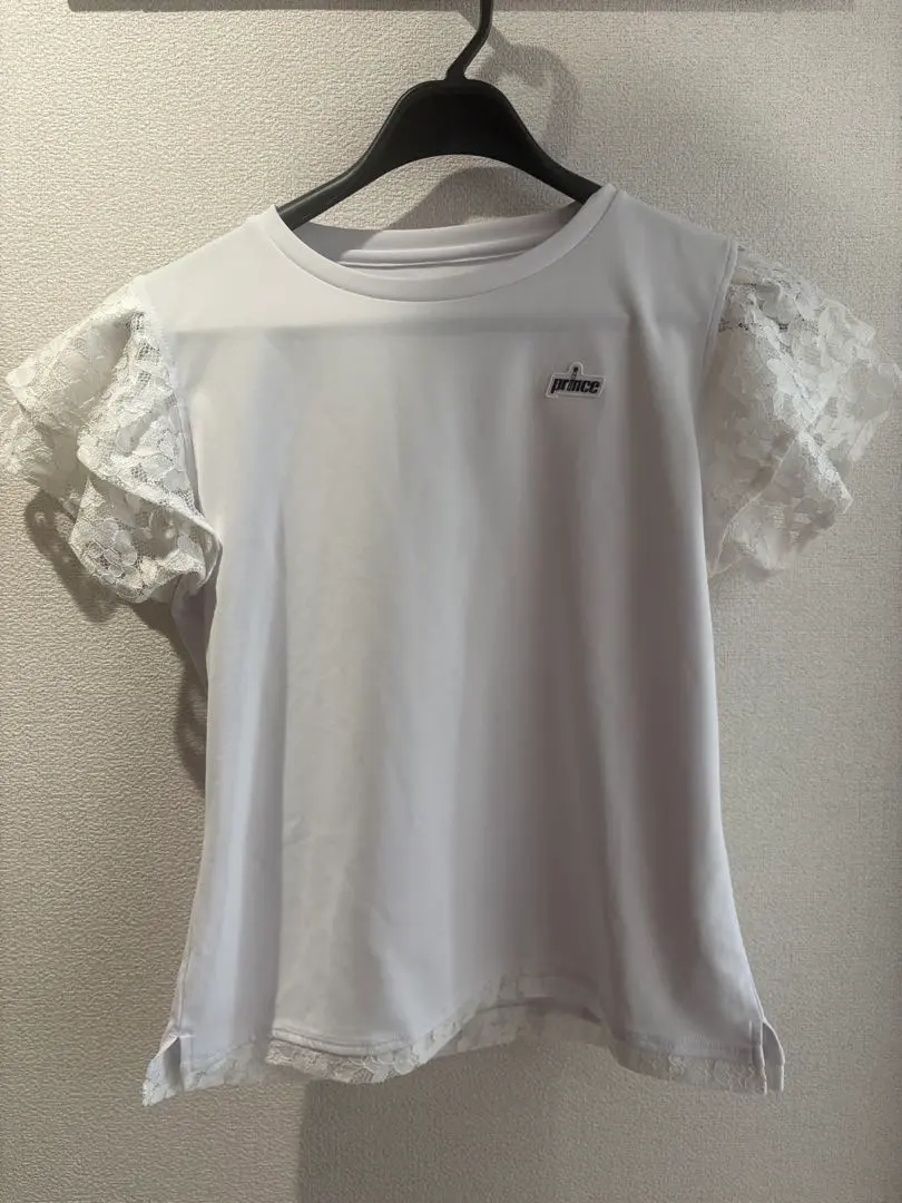 プリンス　テニスウェアレディース　ゲームシャツL レース