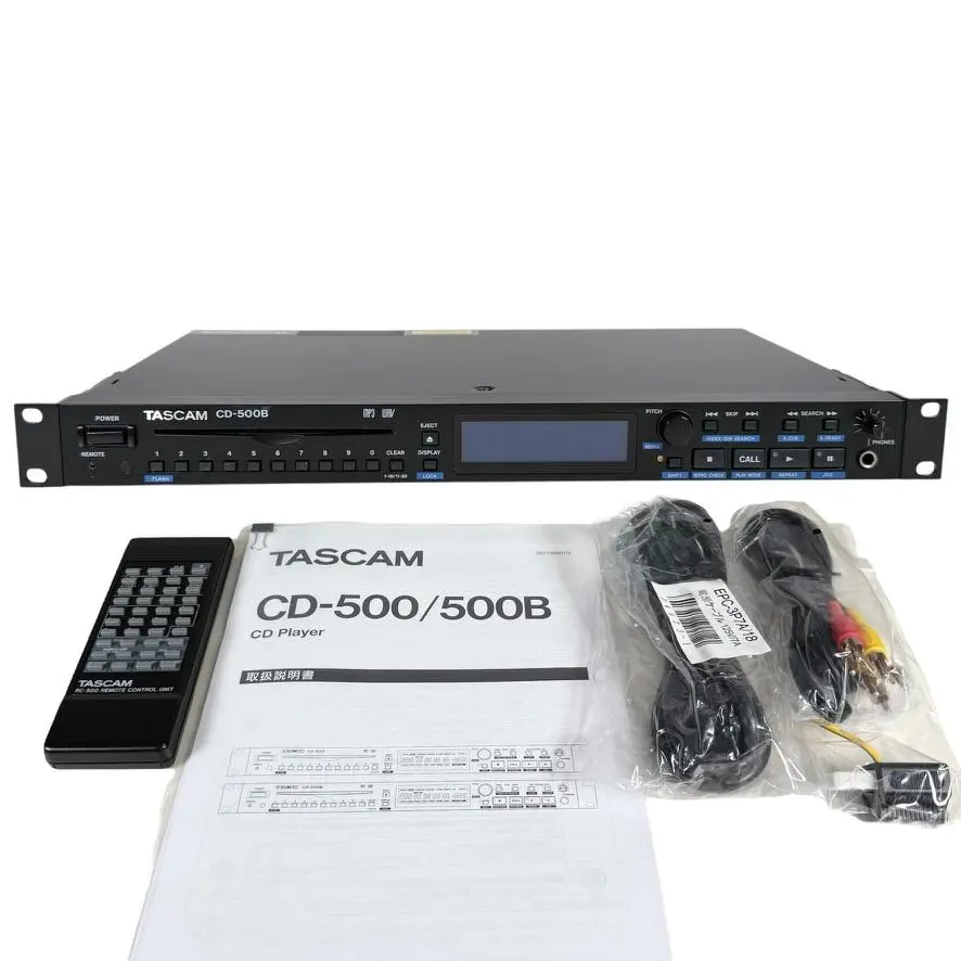 優良動作品 TASCAM CDプレーヤー 業務用1U CD-500B