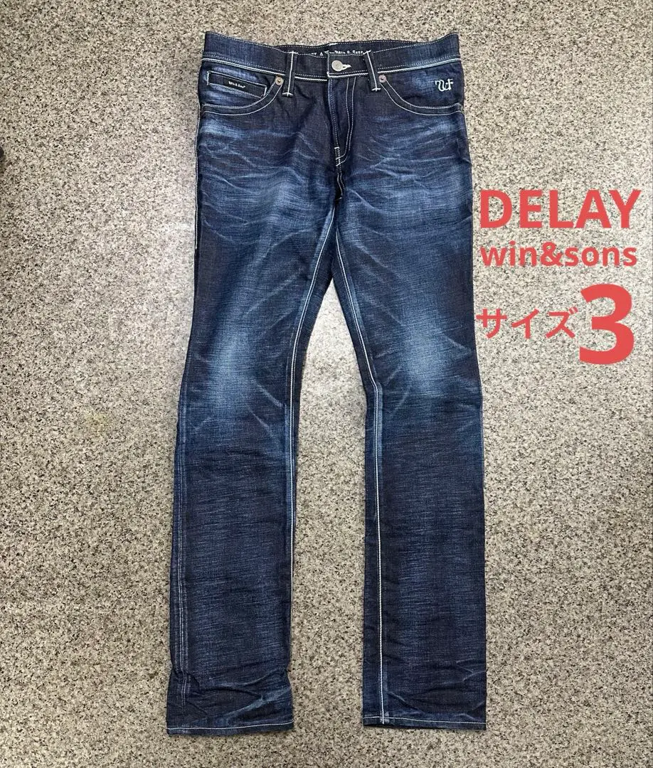 DELAY win&sons デニムパンツ サイズ3