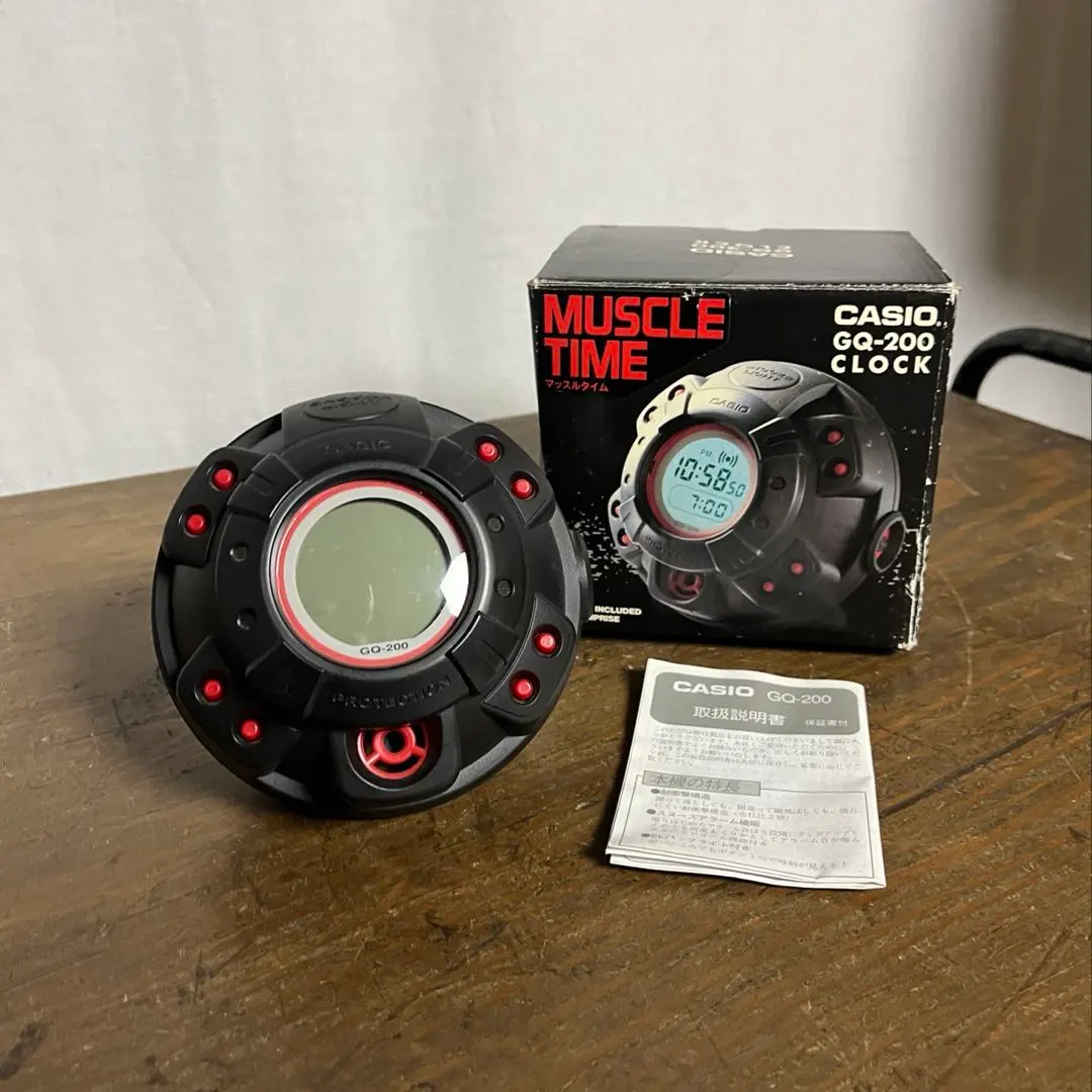 デッドストック品◾️当時物 CASIO カシオ GQ-200 置時計 Gショック