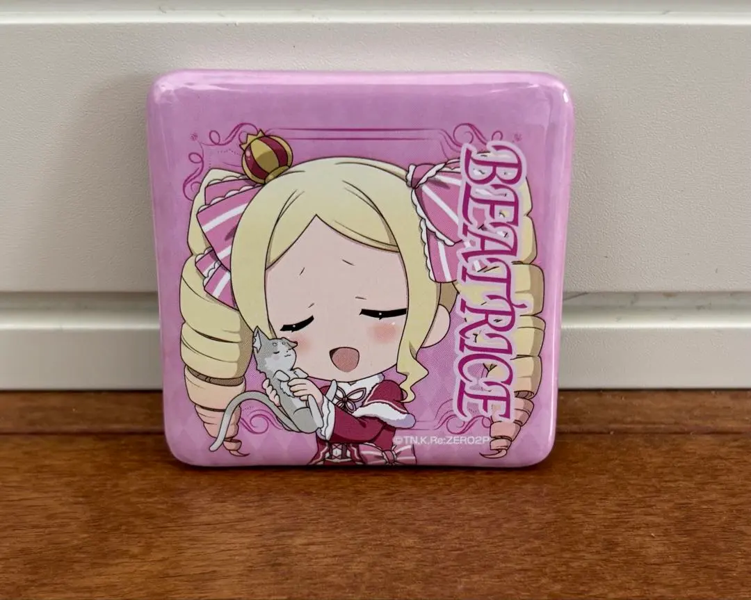 【リゼロ】Re:ゼロから始める異世界生活 ベアトリス スクエア缶バッジ