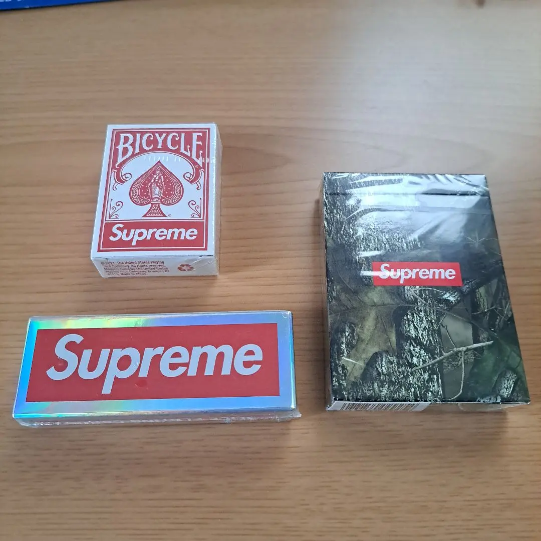 Supreme Camo Cards & Bicycle Cards