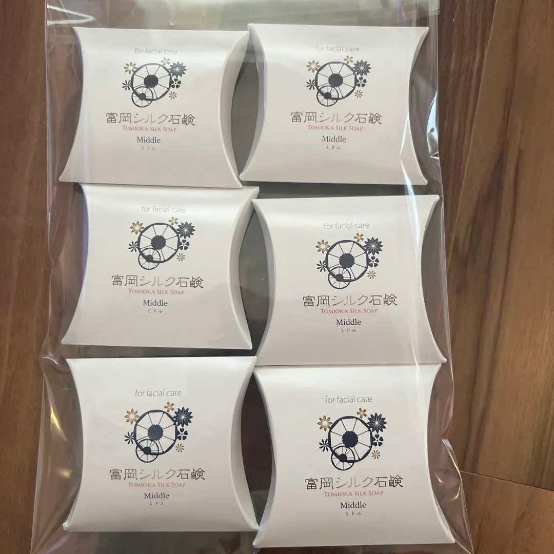 フェイシャルケア用石鹸 6個入り ミドルサイズ