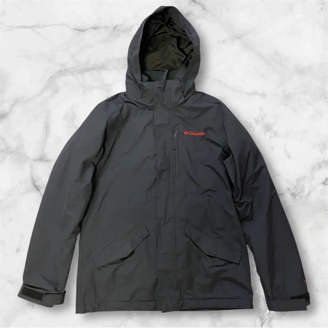 ★Columbia OMNI -HEATフード付きジャケット 黒