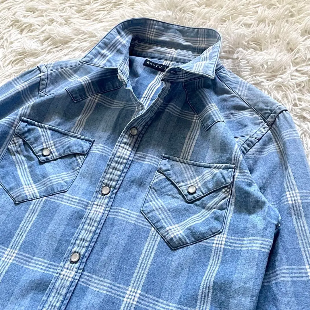 RALPH LAUREN ウエスタンシャツ タータンチェック柄 11