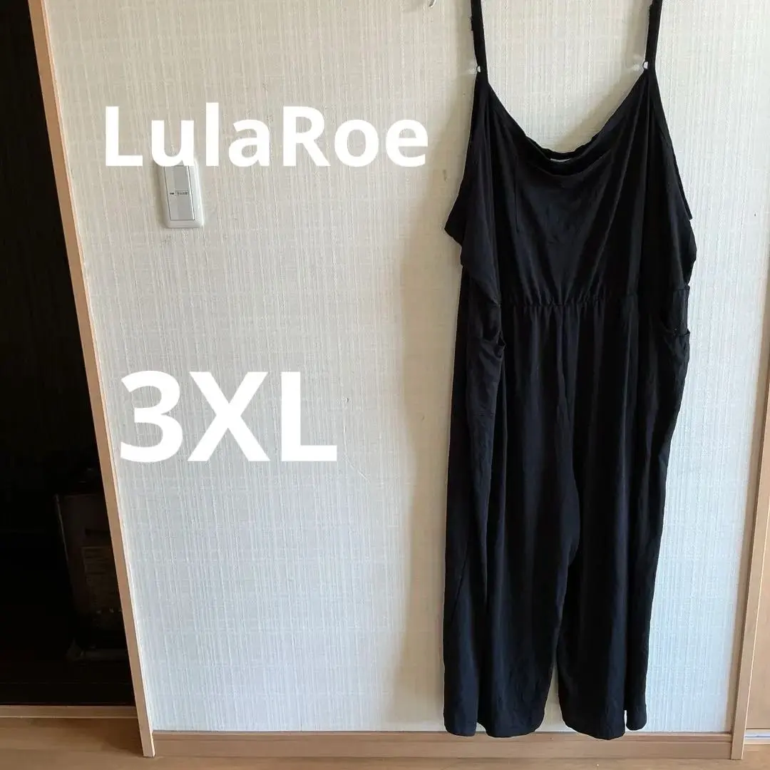 LulaRoe ブラック サロペット 3XLゆったり