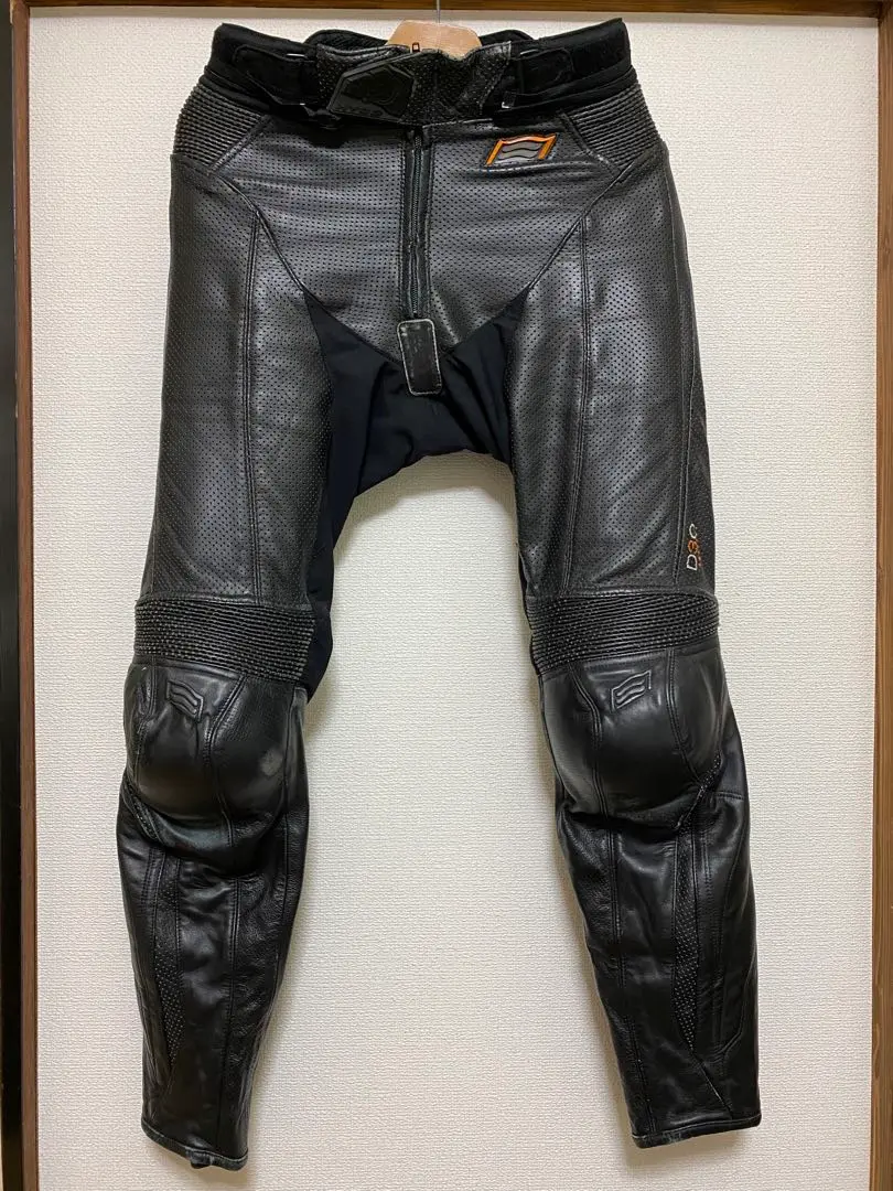 【ヒョウドウ hyod D30 パンチングレザーパンツ M】